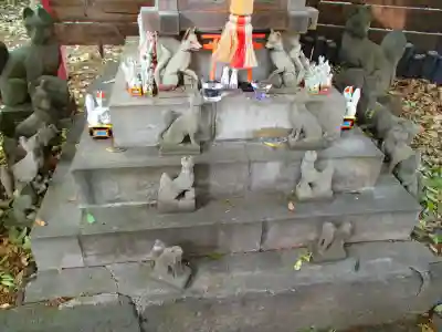 鎮守氷川神社の狛犬