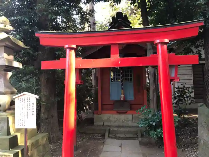 岩槻久伊豆神社の末社・摂社