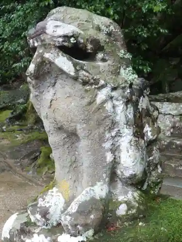 栗溪神社の狛犬