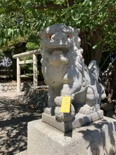 洲崎濱宮神明神社の狛犬