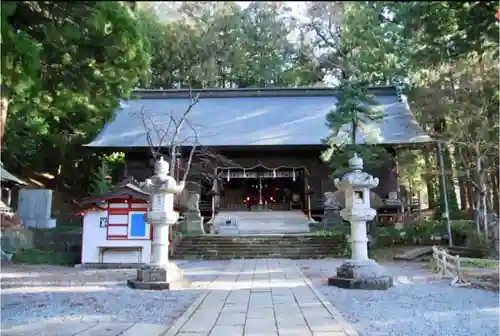 河口浅間神社の本殿・本堂