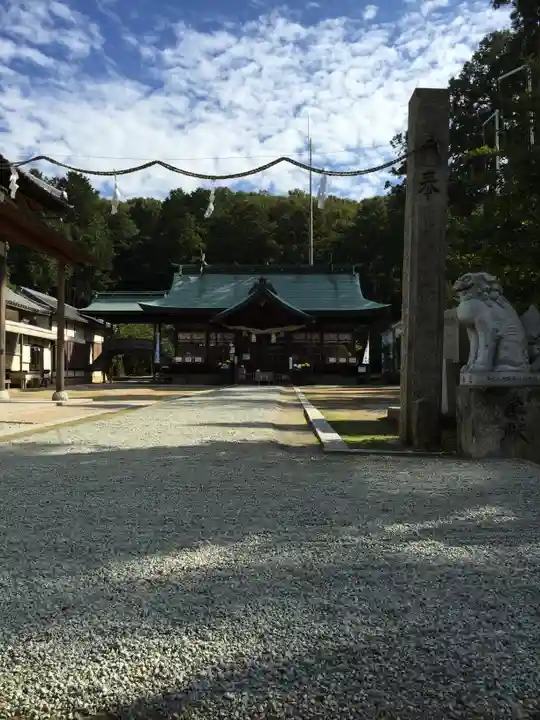 安仁神社の本殿・本堂