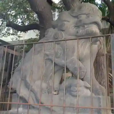 御田八幡神社の狛犬