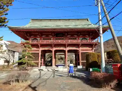 甲斐善光寺の山門・神門