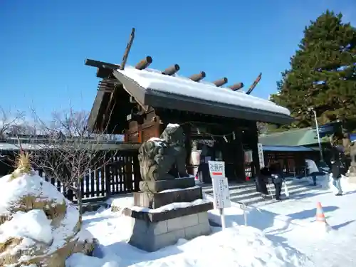 札幌護國神社の初詣