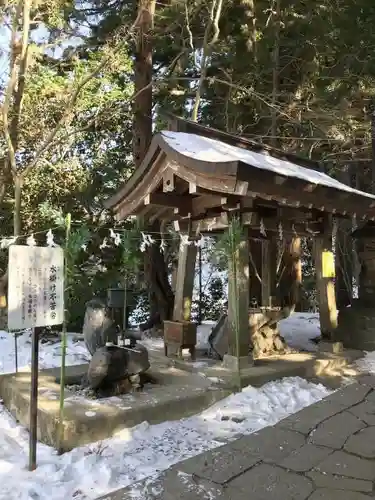鷲子山上神社の手水舎
