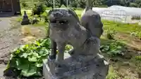湯内神社(大熊神社)の狛犬