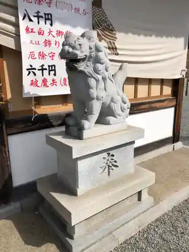 男山八幡宮の狛犬