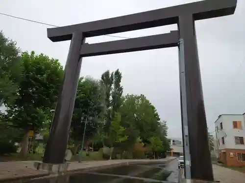 旭川神社の鳥居