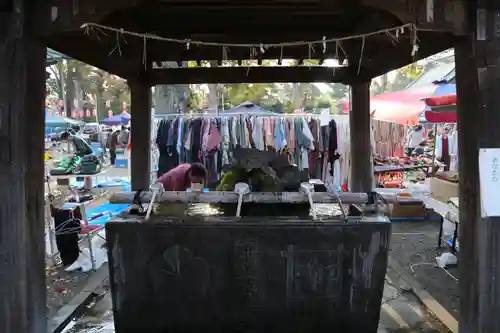 法華経寺の手水舎