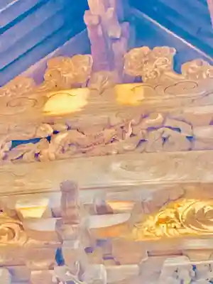 蛟蝄神社門の宮の芸術