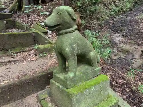 城山神明社の狛犬