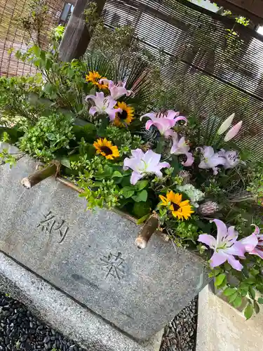 國魂神社の手水舎