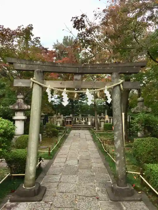 松陰神社の鳥居