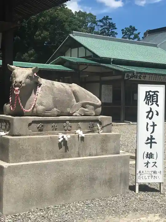 矢奈比賣神社(見付天神)の狛犬