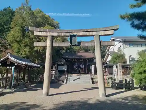 離宮八幡宮の鳥居