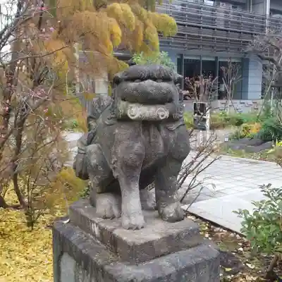 成子天神社の狛犬