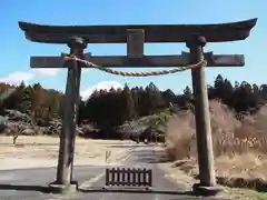 人穴浅間神社の鳥居