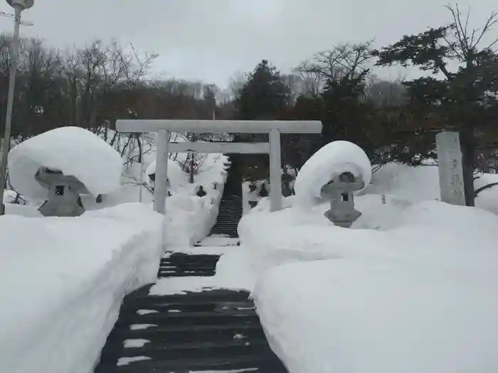 夕張神社の鳥居