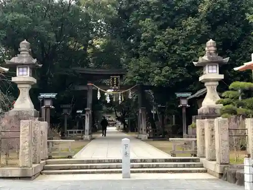 辛國神社の鳥居