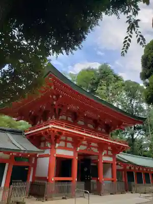 井草八幡宮の山門・神門