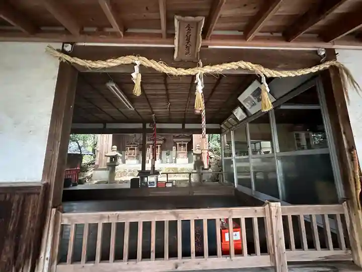 金毘羅神社の本殿・本堂