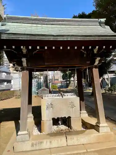 西向天神社の手水舎