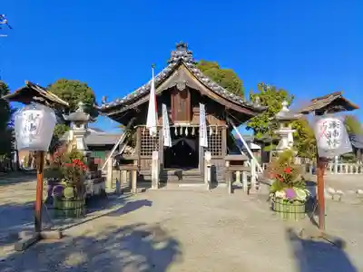 八幡社の本殿・本堂