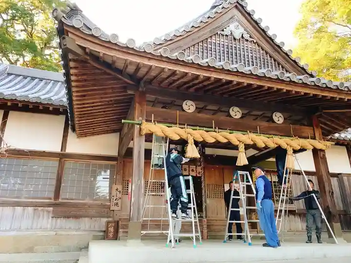 川田八幡神社の本殿・本堂