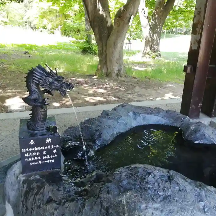 月寒神社の手水舎