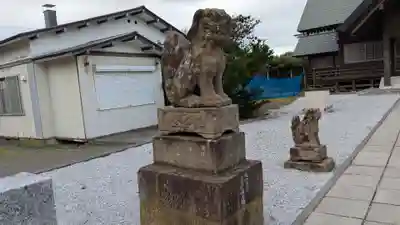 天塩厳島神社の狛犬