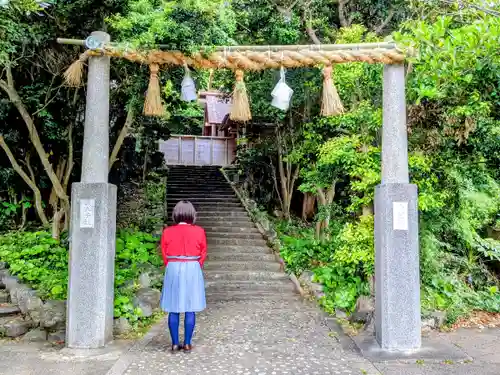 八王子社の鳥居