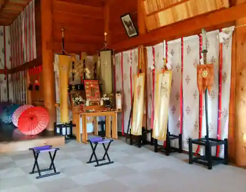 相馬妙見宮　大上川神社の本殿