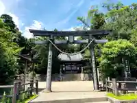 三納代八幡神社の鳥居
