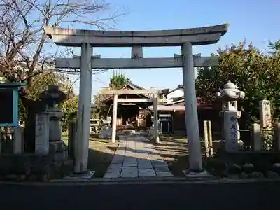 武嶋天神社の鳥居