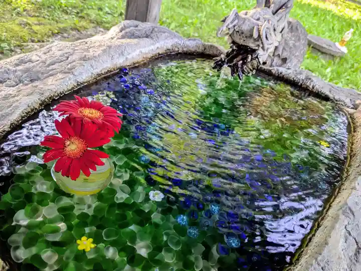帯廣神社の手水舎