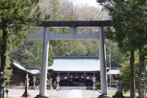 山梨縣護國神社の鳥居