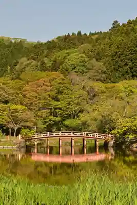 白水阿弥陀堂の庭園