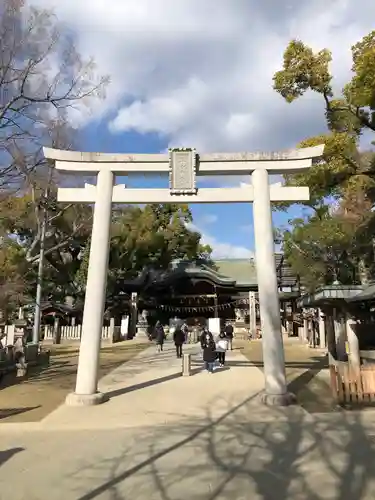 石切劔箭神社の鳥居