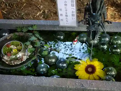 下野 星宮神社の手水舎