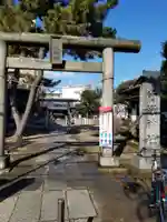 竹塚神社の鳥居