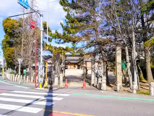 御鍬社（西山御鍬社）の鳥居