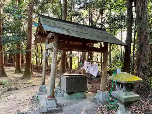 安賀多神社の手水