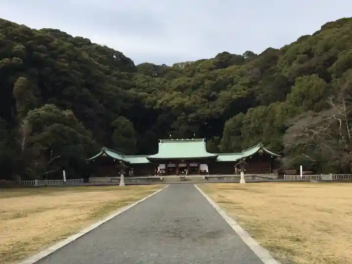 靜岡縣護國神社の本殿・本堂