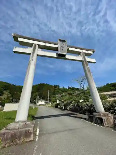 飯田八幡神社の鳥居