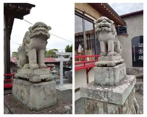 大鏑神社の狛犬