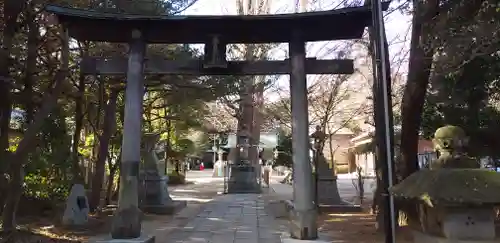 春日部八幡神社の鳥居