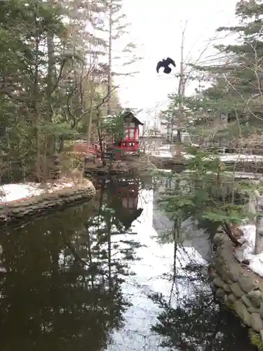 白石神社の庭園