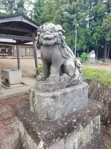 三毳神社（奥宮）の狛犬