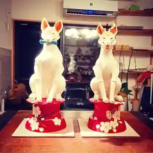 斗瑩稲荷神社の狛犬(2022年08月10日(水) 10時54分24秒投稿)